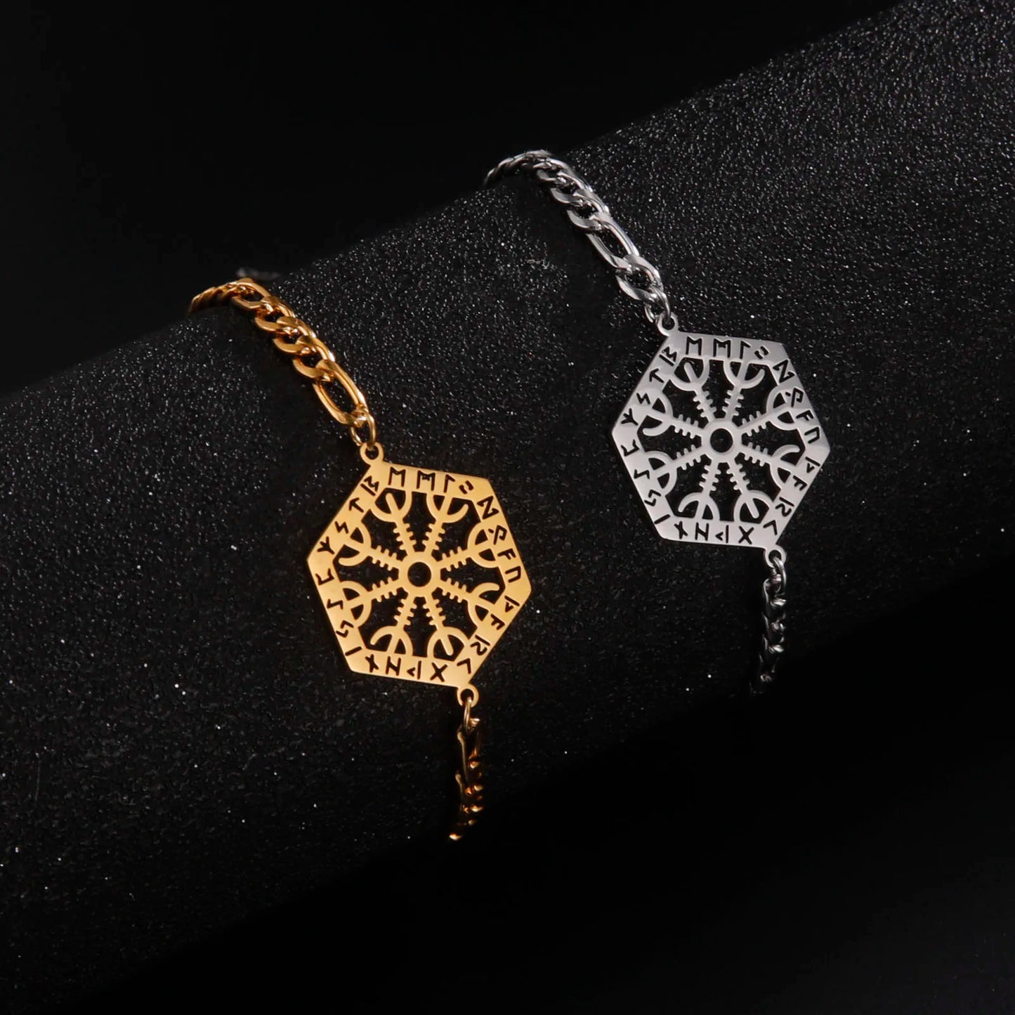 Viking Vegvisir Compass Bracelet