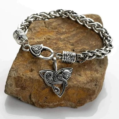 Celtic Cat Triquetra Bracelet Ancient Treasures Ancientreasures Viking Odin Thor Mjolnir Celtic Ancient Egypt Norse Norse Mythology