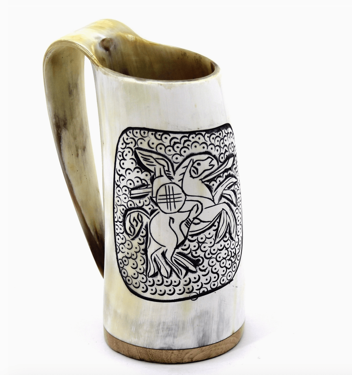 Drinking Horn Viking Warrior Horn Mug -100% Authentic Ancient Treasures Ancientreasures Viking Odin Thor Mjolnir Celtic Ancient Egypt Norse Norse Mythology