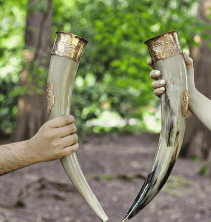 Drinking Horn Viking Wolf Drinking Horn Ancient Treasures Ancientreasures Viking Odin Thor Mjolnir Celtic Ancient Egypt Norse Norse Mythology