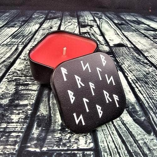 Hel's Hunger Rune Candle Tin - 3 pack - Ancient Treasures