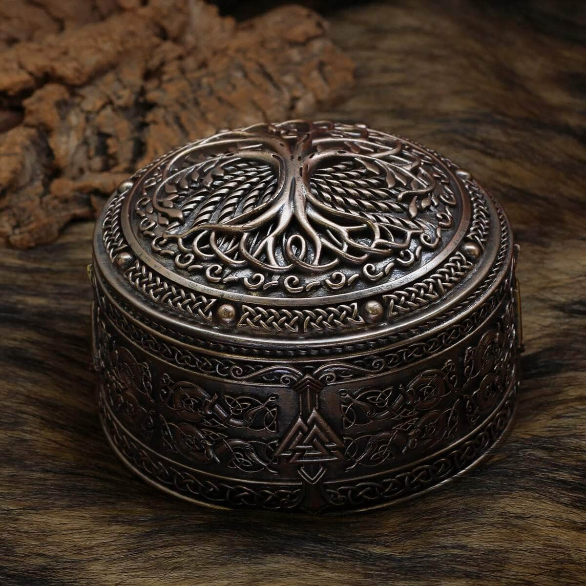 Jewelry Box Viking Tree of Life Jewelry Box Ancient Treasures Ancientreasures Viking Odin Thor Mjolnir Celtic Ancient Egypt Norse Norse Mythology