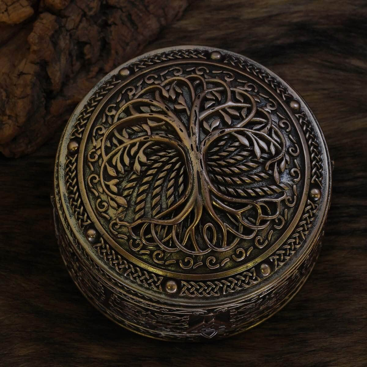 Jewelry Box Viking Tree of Life Jewelry Box Ancient Treasures Ancientreasures Viking Odin Thor Mjolnir Celtic Ancient Egypt Norse Norse Mythology