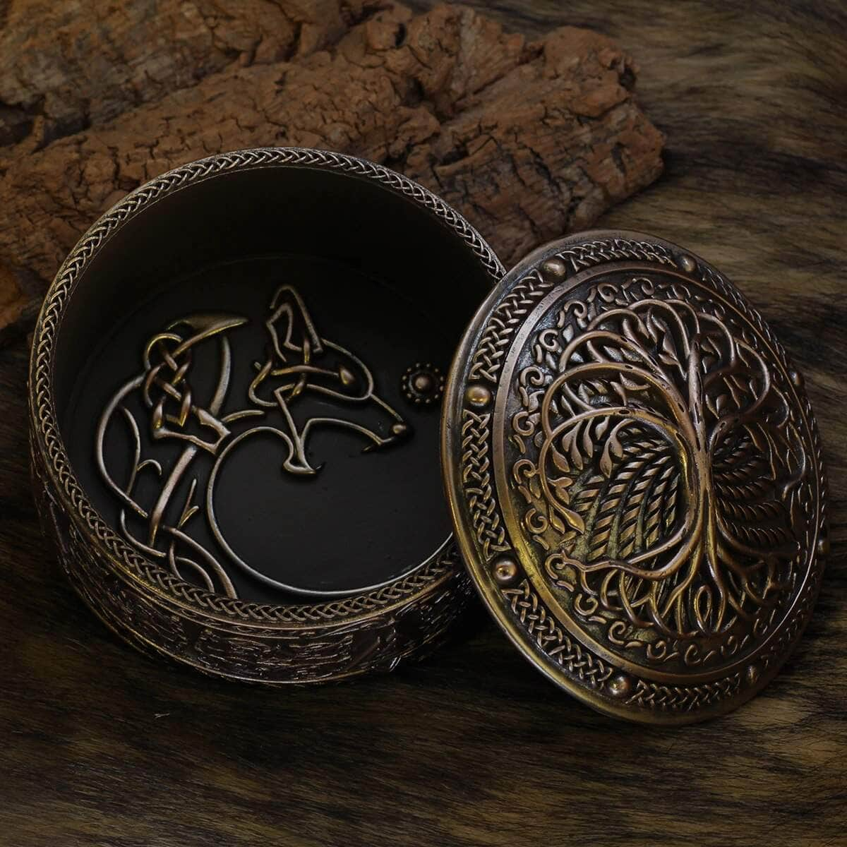 Jewelry Box Viking Tree of Life Jewelry Box Ancient Treasures Ancientreasures Viking Odin Thor Mjolnir Celtic Ancient Egypt Norse Norse Mythology