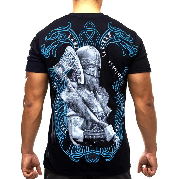 Medium Viking ATTACK T-Shirt Ancient Treasures Ancientreasures Viking Odin Thor Mjolnir Celtic Ancient Egypt Norse Norse Mythology