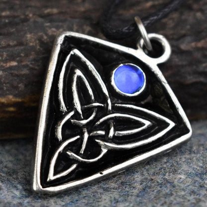 Necklaces St Ninian's Knot - Blue Stone Ancient Treasures Ancientreasures Viking Odin Thor Mjolnir Celtic Ancient Egypt Norse Norse Mythology