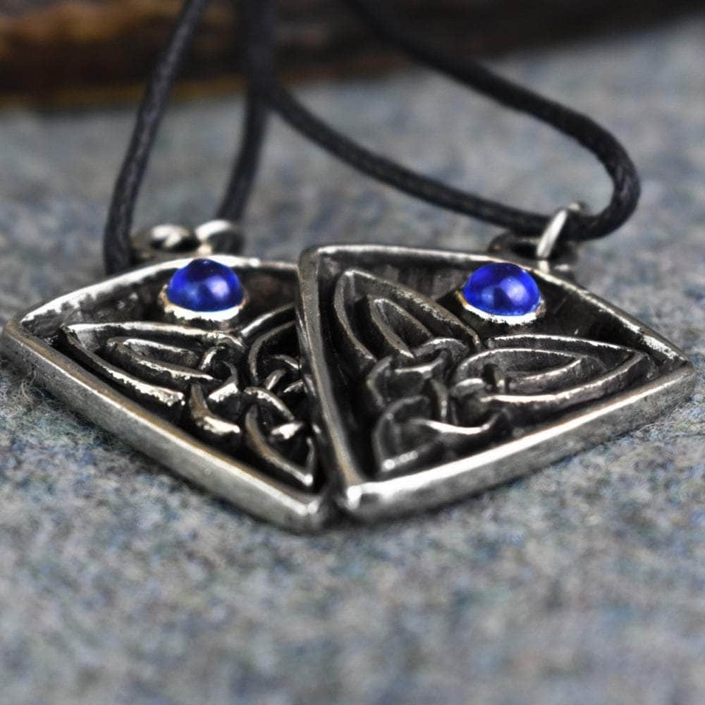 Necklaces St Ninian's Knot - Blue Stone Ancient Treasures Ancientreasures Viking Odin Thor Mjolnir Celtic Ancient Egypt Norse Norse Mythology