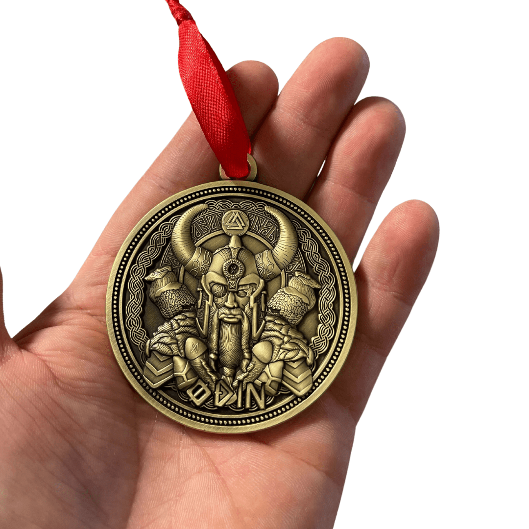 ORNAMENT Odin's Challenge Coin Ancient Treasures Ancientreasures Viking Odin Thor Mjolnir Celtic Ancient Egypt Norse Norse Mythology