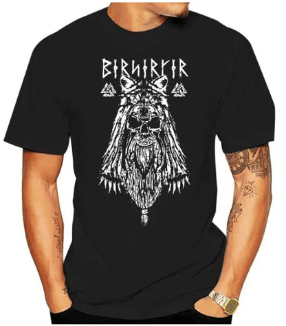 Shirts & Tops Black / S Vikings The Berserker T-Shirt Ancient Treasures Ancientreasures Viking Odin Thor Mjolnir Celtic Ancient Egypt Norse Norse Mythology