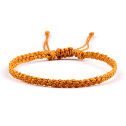 Tibetan Buddhist Woven String Bracelet