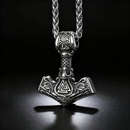 Viking Mjolnir Thor’s Hammer Necklace