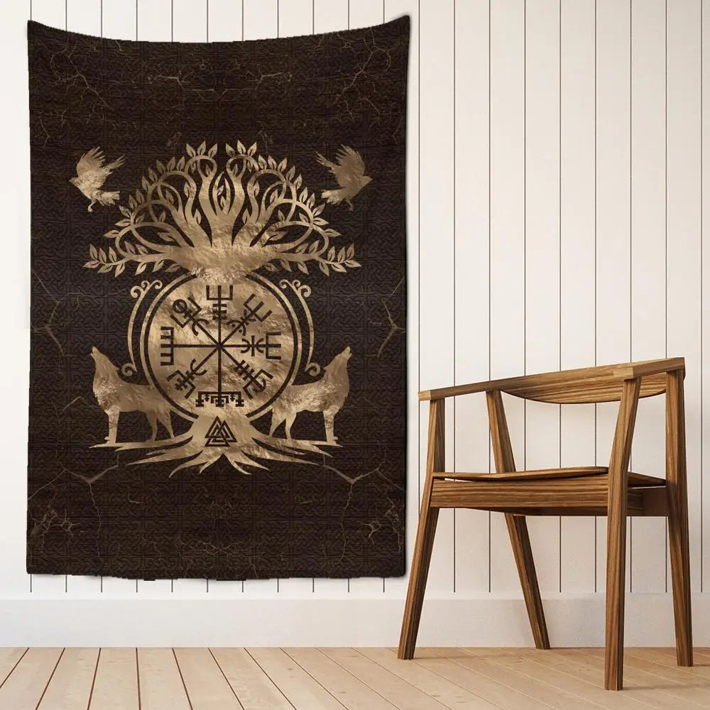 Viking Norse Symbol Wall Hanging Decor