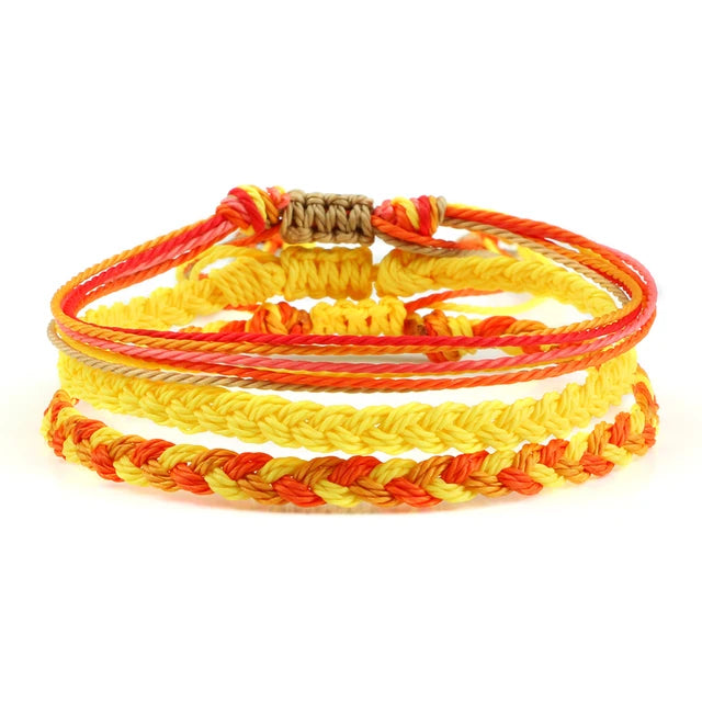 Multi-color Tibetan Buddhist Rope Bracelet