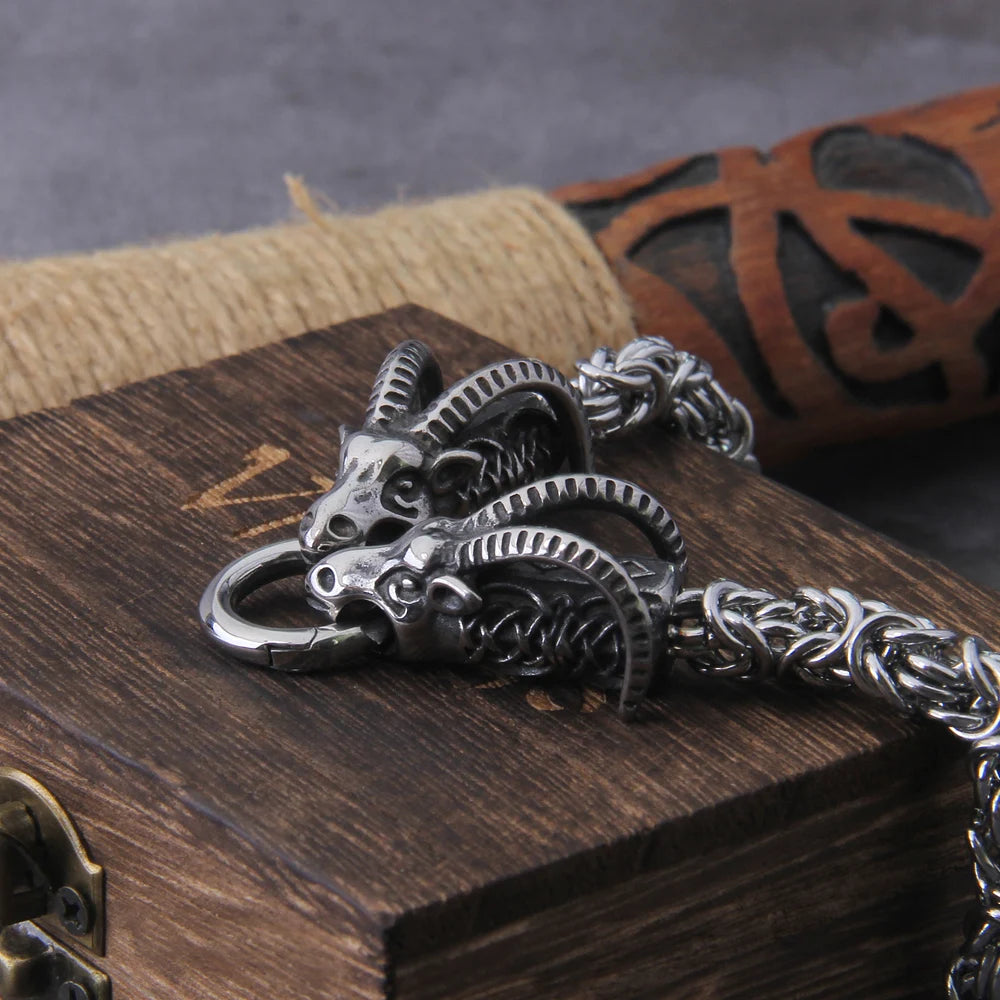 Viking Animal Head Necklace