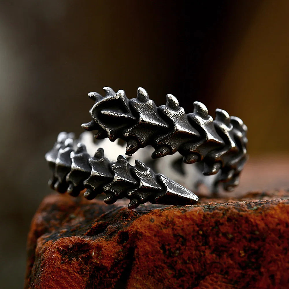 Viking Dragon Bone Ring