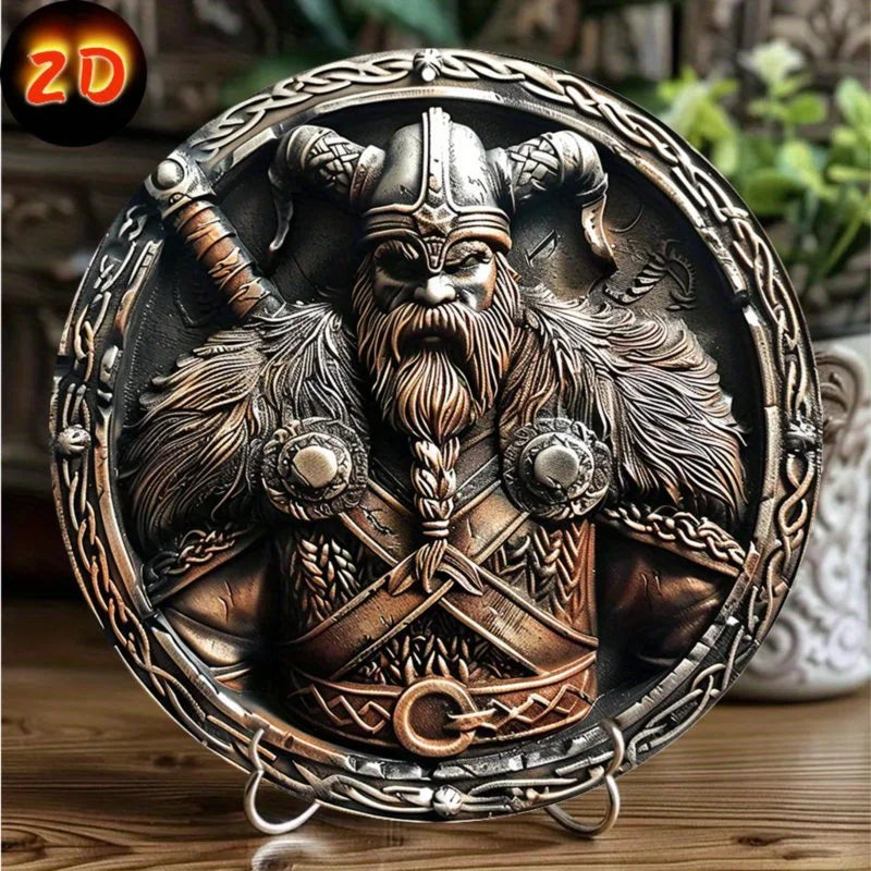 Viking Warrior Shield Wall Art