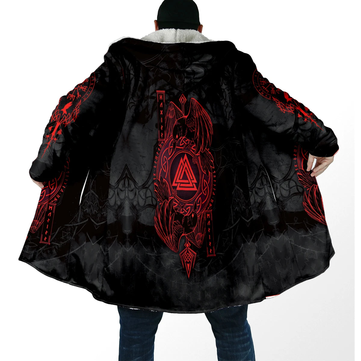 Viking 3D Fleece Winter Cloak