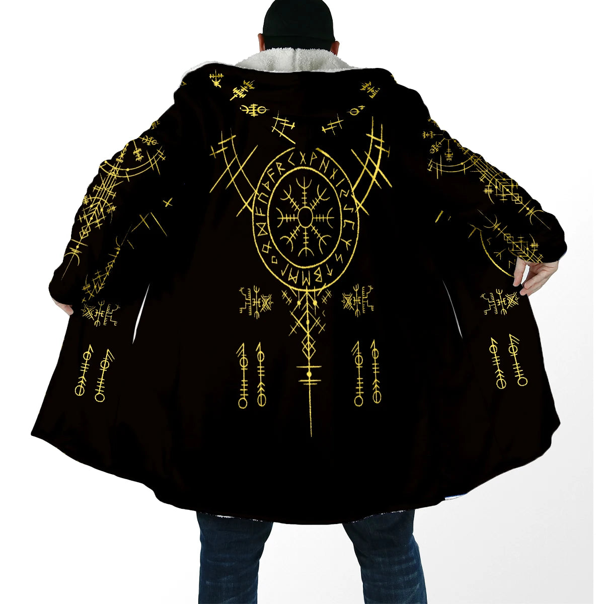 Viking 3D Fleece Winter Cloak