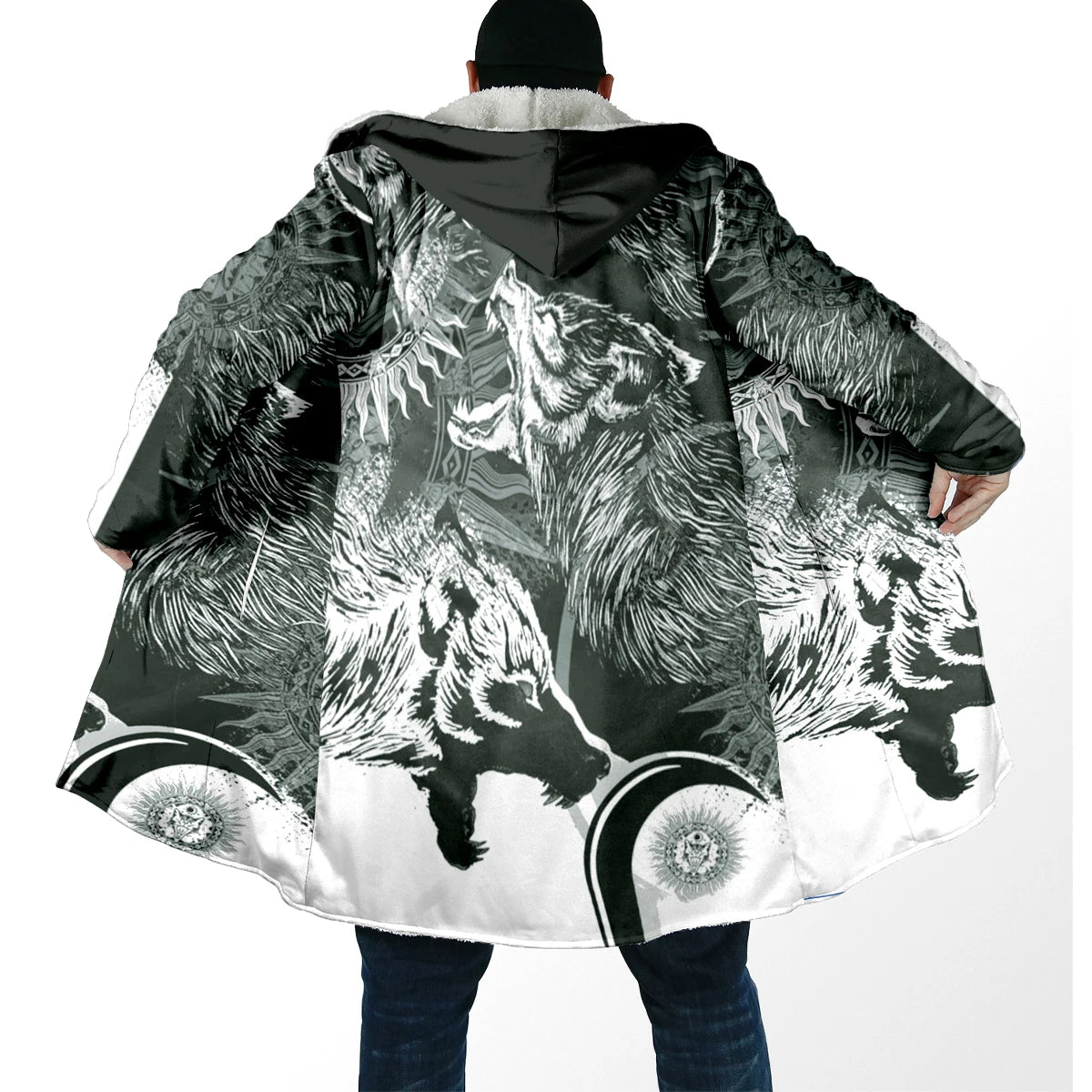 Viking 3D Fleece Winter Cloak