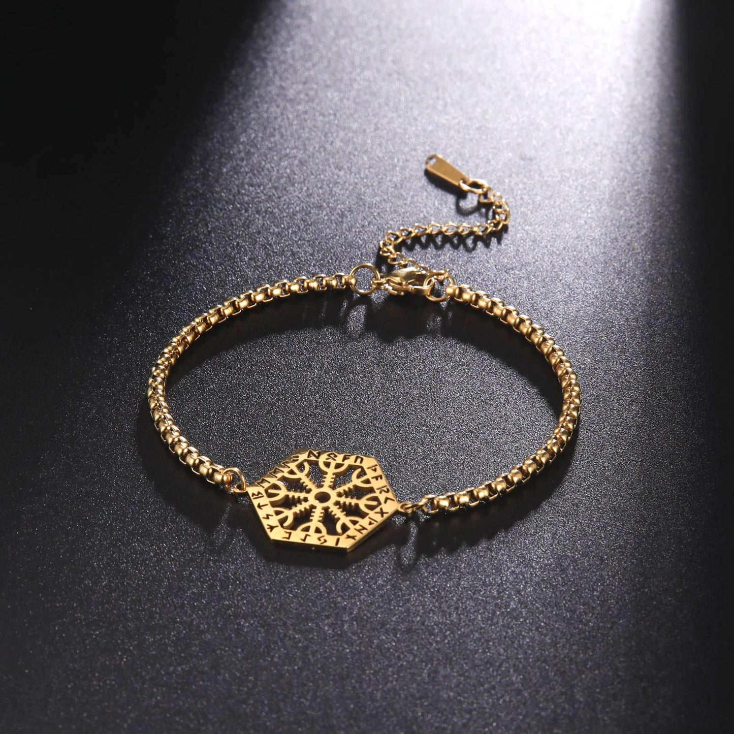 Viking Vegvisir Compass Bracelet