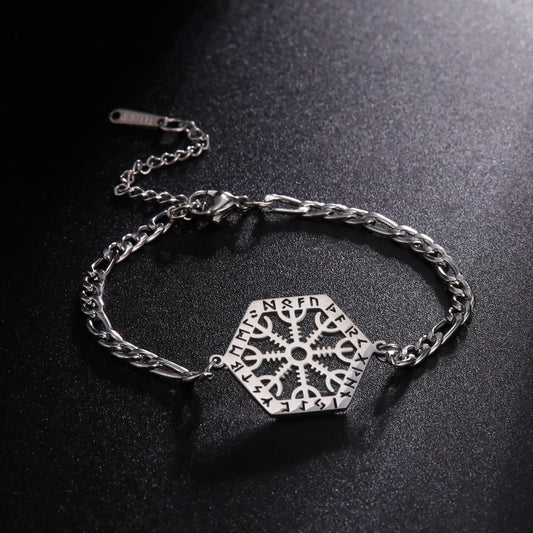 Viking Vegvisir Compass Bracelet