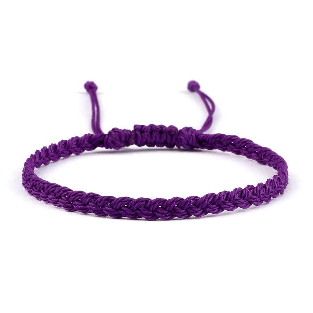 Tibetan Buddhist Woven String Bracelet