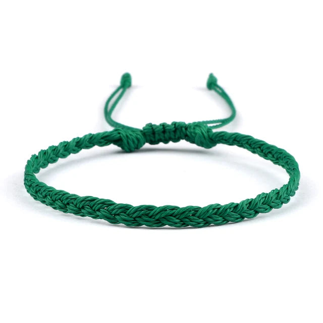 Tibetan Buddhist Woven String Bracelet