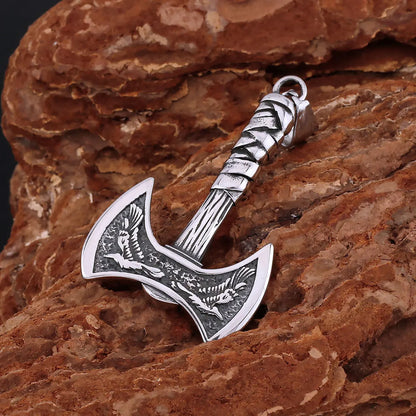 Viking Axe Pendant Necklace