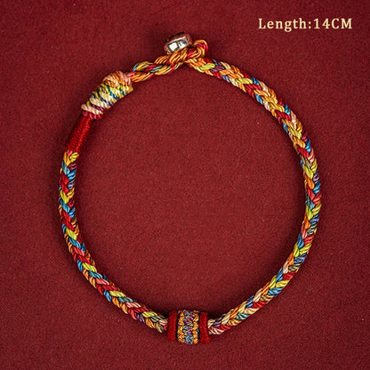 Handwoven Lucky Charm Tibetan Bracelet