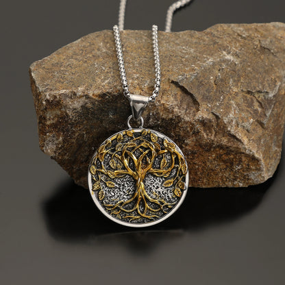 Viking Tree of Life Pendant Necklace