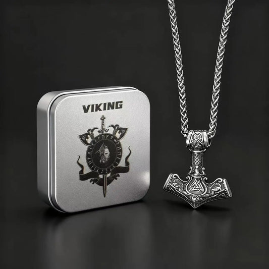 Viking Mjolnir Thor’s Hammer Necklace