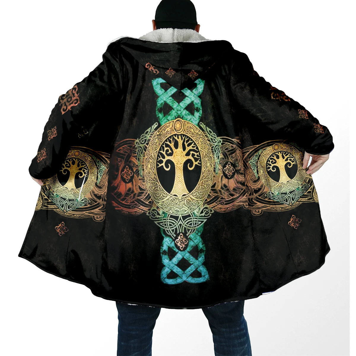 Viking 3D Fleece Winter Cloak