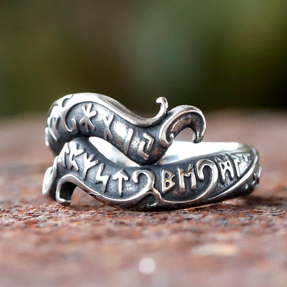Viking Rune Wrap Ring