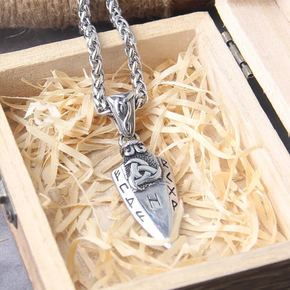 Viking Odin's Spear Gungnir Stainless Steel Necklace Ancient Treasures Ancientreasures Viking Odin Thor Mjolnir Celtic Ancient Egypt Norse Norse Mythology