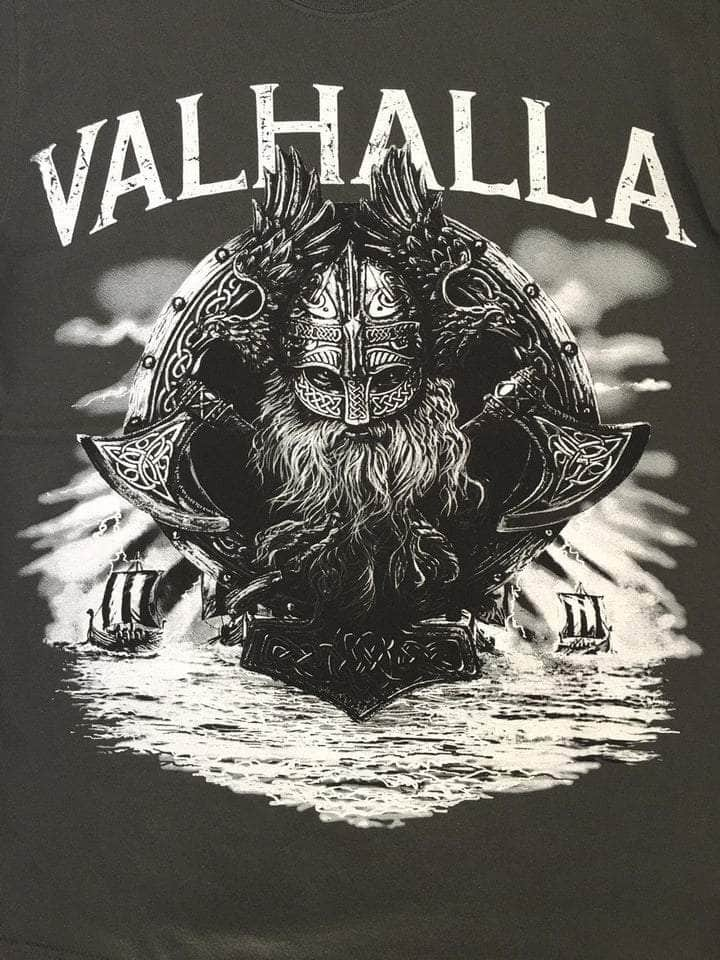 Viking Thunder T-Shirt Ancient Treasures Ancientreasures Viking Odin Thor Mjolnir Celtic Ancient Egypt Norse Norse Mythology