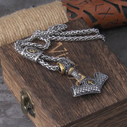 Viking Valknut Stainless Steel Necklace Ancient Treasures Ancientreasures Viking Odin Thor Mjolnir Celtic Ancient Egypt Norse Norse Mythology