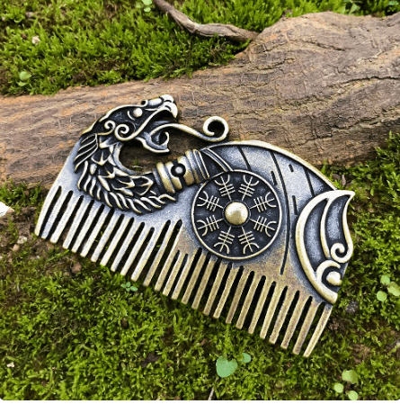 Vikings Aegishjalmur and Helm of Awe Beard Comb Ancient Treasures Ancientreasures Viking Odin Thor Mjolnir Celtic Ancient Egypt Norse Norse Mythology