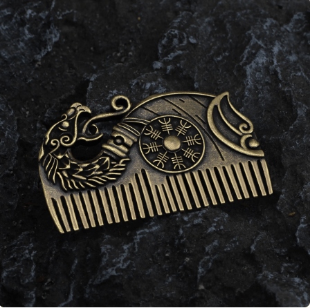 Vikings Aegishjalmur and Helm of Awe Beard Comb Ancient Treasures Ancientreasures Viking Odin Thor Mjolnir Celtic Ancient Egypt Norse Norse Mythology