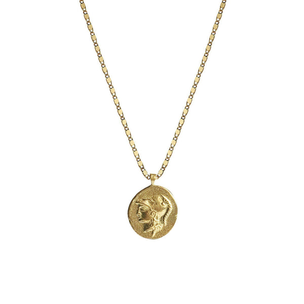 Ancient Greek Athena Coin Necklace - Ancient Treasures