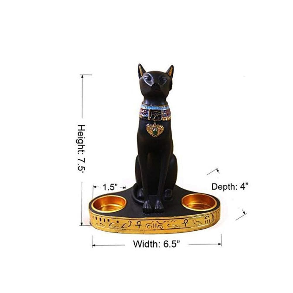 Ancient Egypt Goddess Bastet Candle Holder