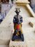 Ancient Egypt Vintage Hand-Painted Osiris Mini Altar Statue