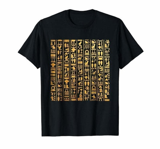 Ancient Egyptian Hieroglyphics Mens T-Shirt