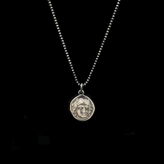 Ancient Greece God of Sun Sterling Silver Necklace Ancient Treasures Ancientreasures Viking Odin Thor Mjolnir Celtic Ancient Egypt Norse Norse Mythology