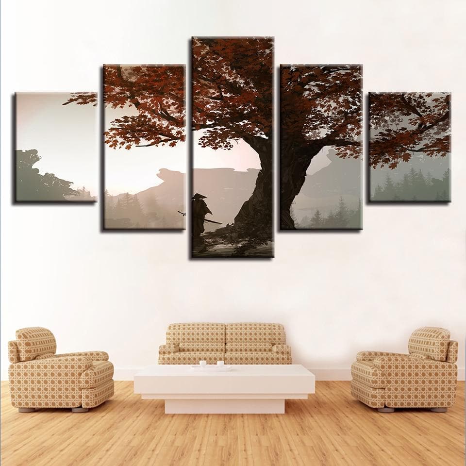 Ancient Japan 10x15 10x20 10x25cm / No Frame Ancient Japan Maple Tree Wall Art