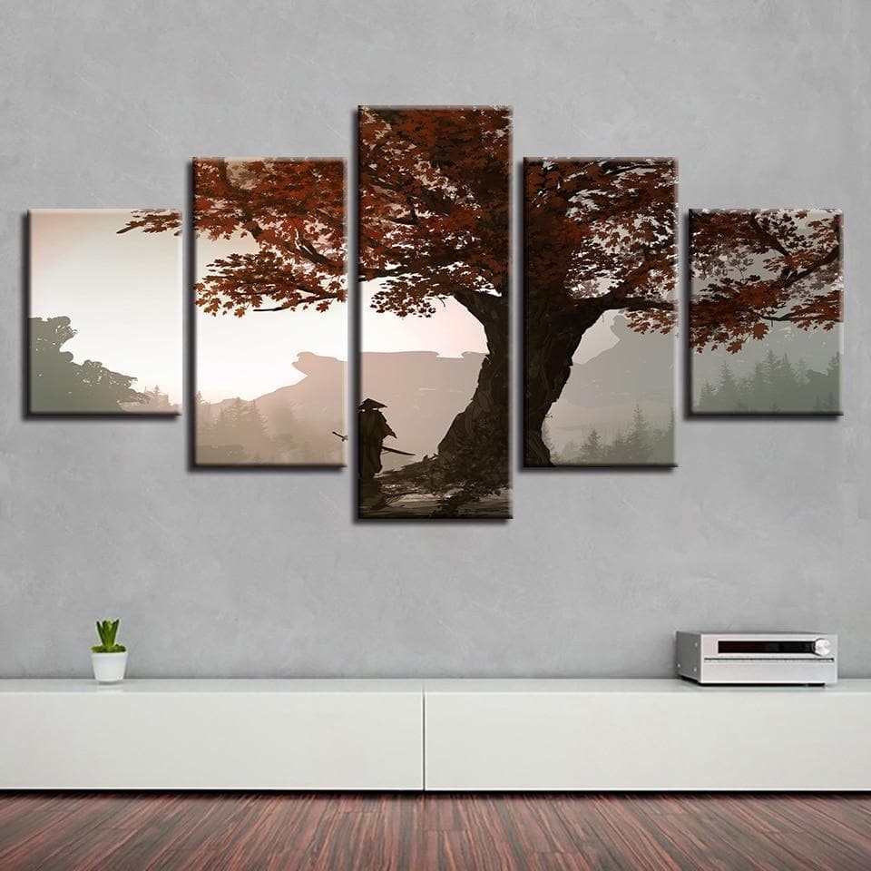 Ancient Japan 10x15 10x20 10x25cm / No Frame Ancient Japan Maple Tree Wall Art