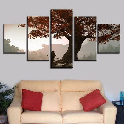 Ancient Japan 10x15 10x20 10x25cm / No Frame Ancient Japan Maple Tree Wall Art