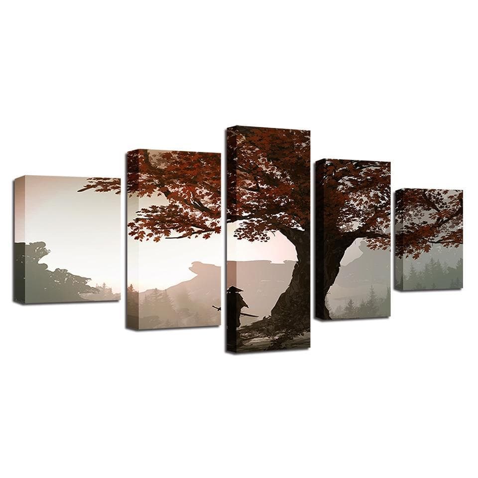 Ancient Japan 10x15 10x20 10x25cm / No Frame Ancient Japan Maple Tree Wall Art