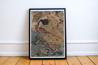 Ancient Japan 12×18 ($56.70) / USA ($56.70 - $206.10) Ancient Japan Suikoden Samurai Warrior Painting