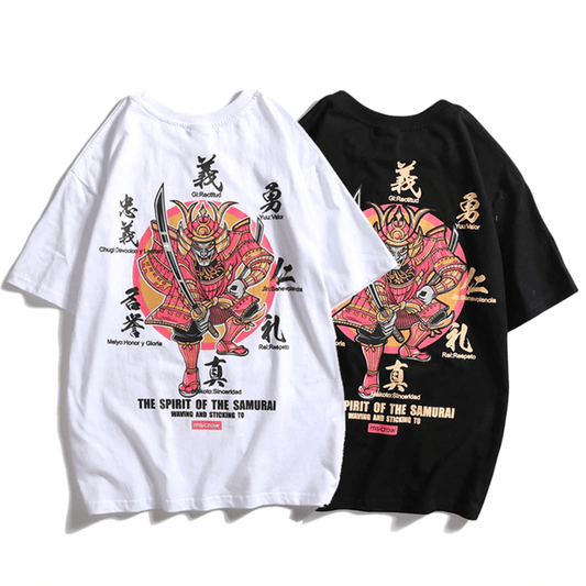 Ancient Japan Black / Asian M Ancient Japan Samurai Harajuku Hip Hop T-Shirt