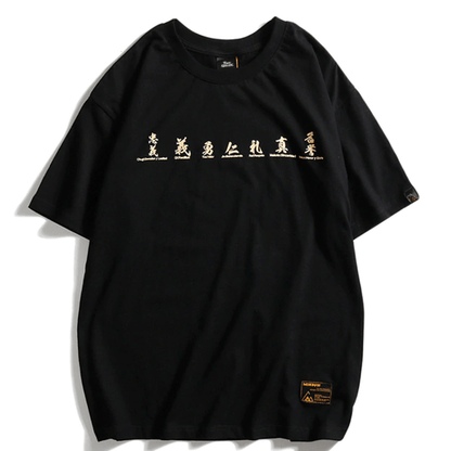 Ancient Japan Black / Small Ancient Japan Samurai Harajuku Hip Hop T-Shirt